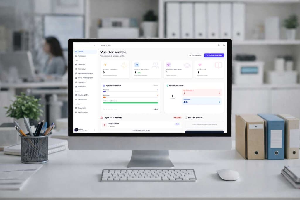 Création d’un SaaS de gestion et pilotage des formations